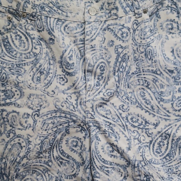 Lauren Jeans‎ Co Women's Dark Wash Denim Jean Shorts - 16 (38X7) - Picture 6 of 14